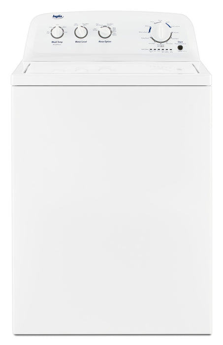 Laveuse à chargement par le haut de 4,4 pi³ et sécheuse électrique de 6,5 pi³ de Inglis - blanches