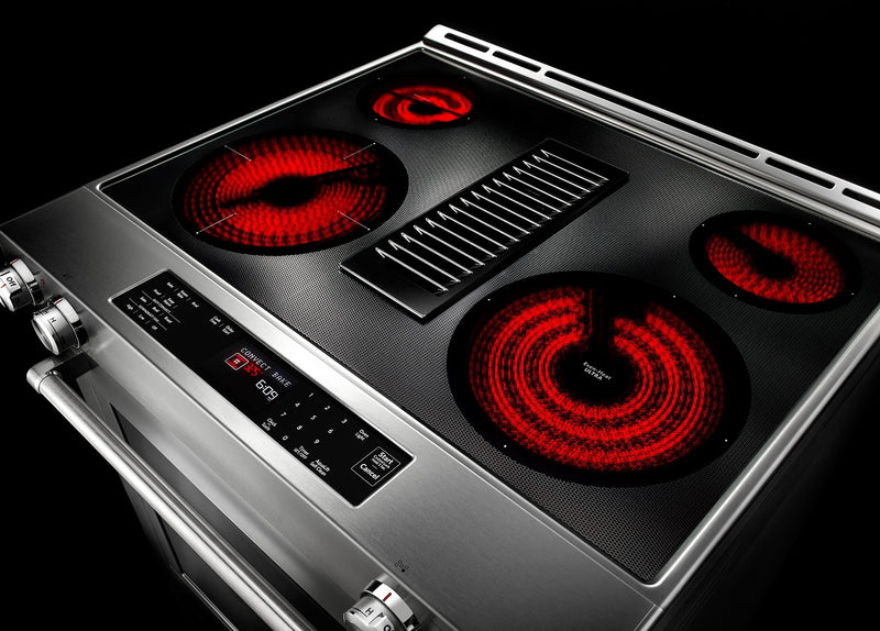 Cuisinière électrique KitchenAid de 6,4 pi³ avec technologie AquaLiftMD et autonettoyage - acier inoxydable - KSEG950ESS