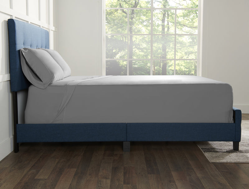 Ensemble de draps haute performance Ver-TexMD de BEDGEAR 4 pièces pour très grand lit - gris clair