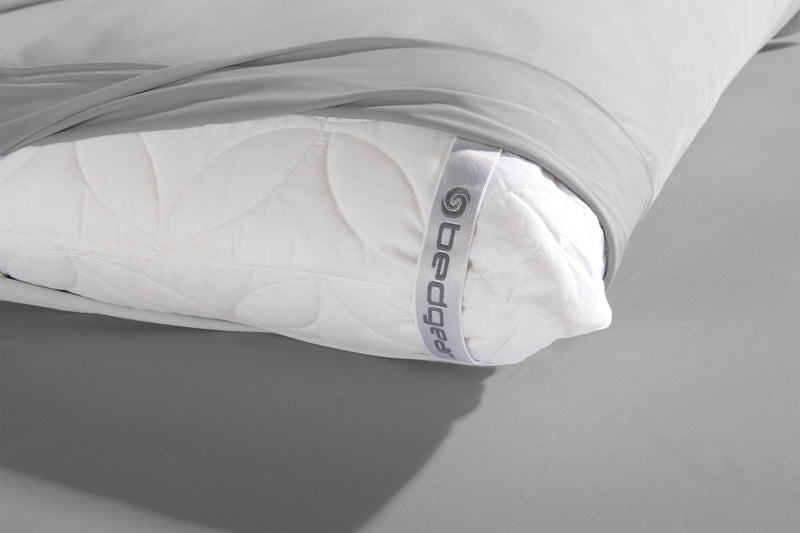 Ensemble de draps haute performance Ver-TexMD de BEDGEAR 4 pièces pour très grand lit - gris clair