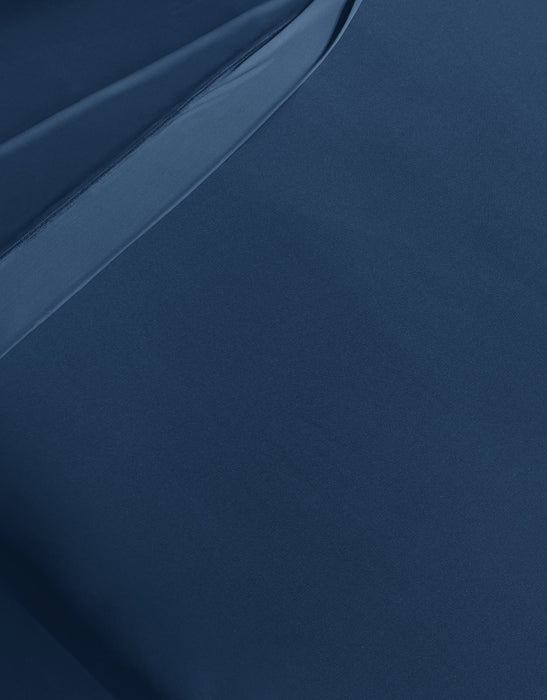 Ensemble de draps haute performance Ver-TexMD de BEDGEAR 4 pièces pour grand lit - bleu marine