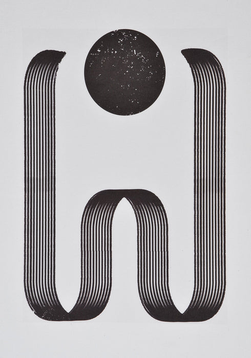 Imprimé encadré serpentin II - 24 po x 36 po