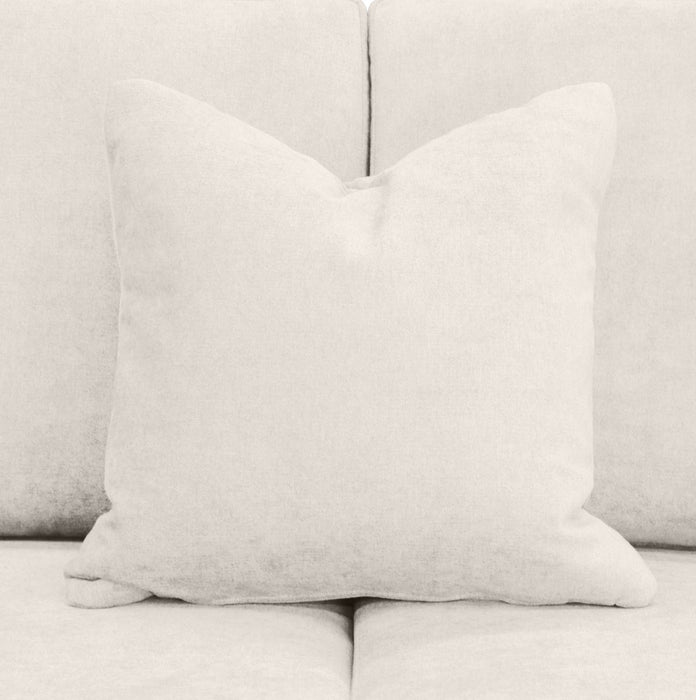 Sofa-lit double Becca en chenille –  argenté