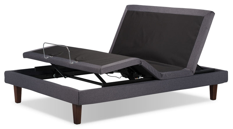 Matelas plateau régulier Recover TEMPUR-Flex et base ajustable Tuxedo pour lit simple très long