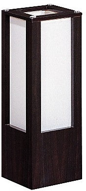 Lampe de table d’ambiance 19,73 po couleur grain de café avec papier vélin blanc