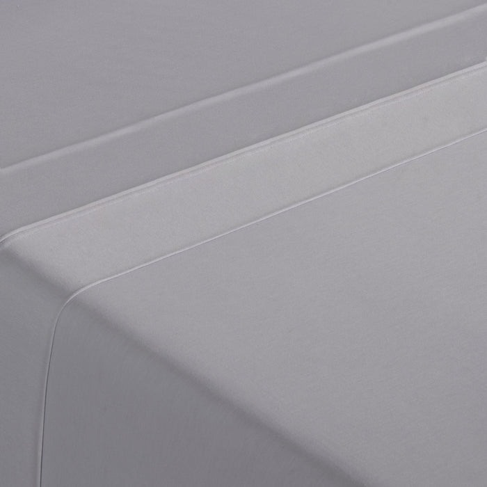 Ensemble de draps haute performance Hyper-WoolMC de BEDGEAR 4 pièces pour grand lit - gris clair