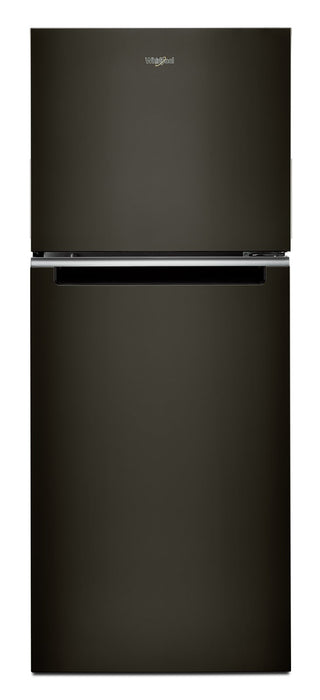 Réfrigérateur Whirlpool de 11,6 pi³ et de 24 po à congélateur supérieur - fini en acier inoxydable noir - WRT312CZJV