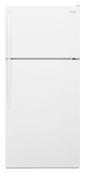 Réfrigérateur Whirlpool de 14 pi³ et de 28 po à congélateur supérieur - blanc - WRT314TFDW
