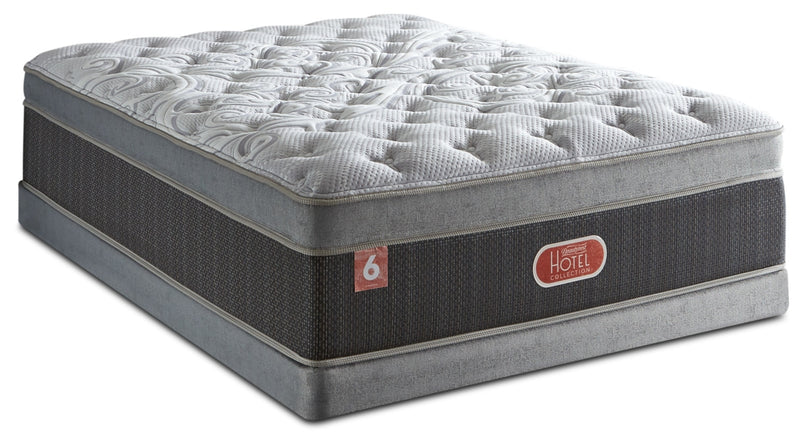 Ensemble moelleux à Euro-plateau épais Hotel Diamond 6 de Beautyrest pour lit simple