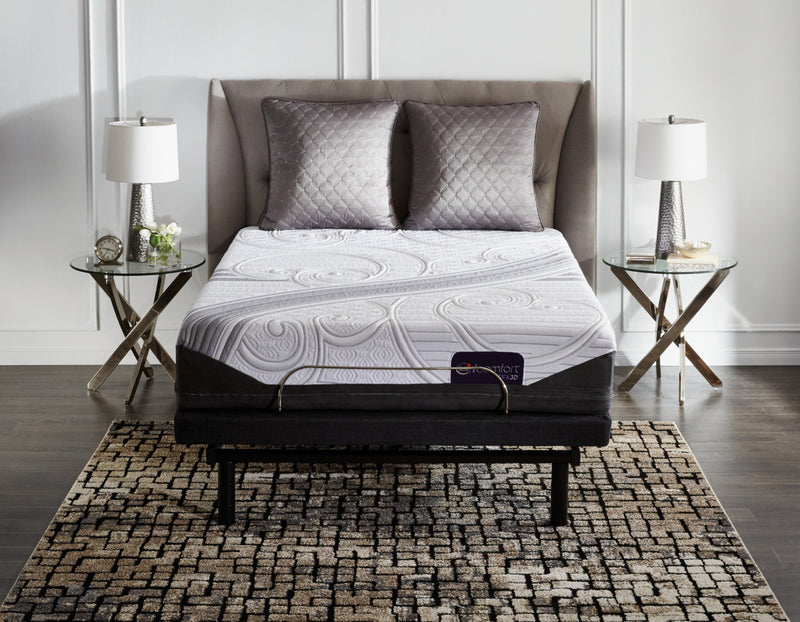 Matelas Ermano iComfort EFX3D Serta pour lit simple très long et base ajustable Motion Essentials 3