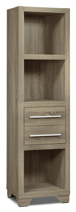 Meuble audio-vidéo Glendale 4 pièces de 99 po avec rangement et système de gestion des câbles pour téléviseurs jusqu’à 65 po - gris