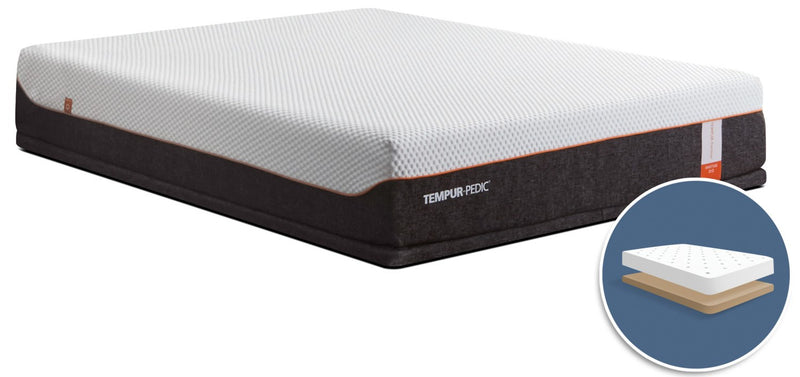 Ensemble matelas à profil bas TEMPUR-Gratitude de Tempur-Pedic pour très grand lit