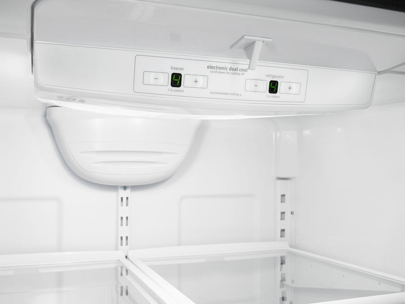 Réfrigérateur Whirlpool de 18,7 pi³ et de 30 po à congélateur inférieur - acier inoxydable monochrome - WRB329LFBM