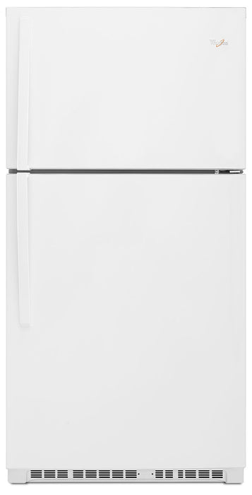Réfrigérateur Whirlpool de 21,3 pi³ et de 33 po à congélateur supérieur - blanc - WRT541SZDW