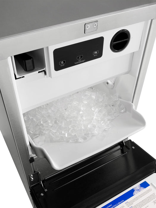 Machine à glace automatique extérieure KitchenAid de 18 pouces - KUIO18NNZS 