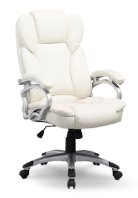 Chaise de bureau de luxe Loft - Blanc
