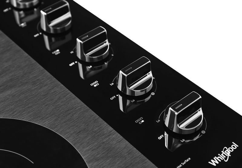 Surface de cuisson électrique Whirlpool de 30 po à 5 éléments - noire - WCE77US0HB