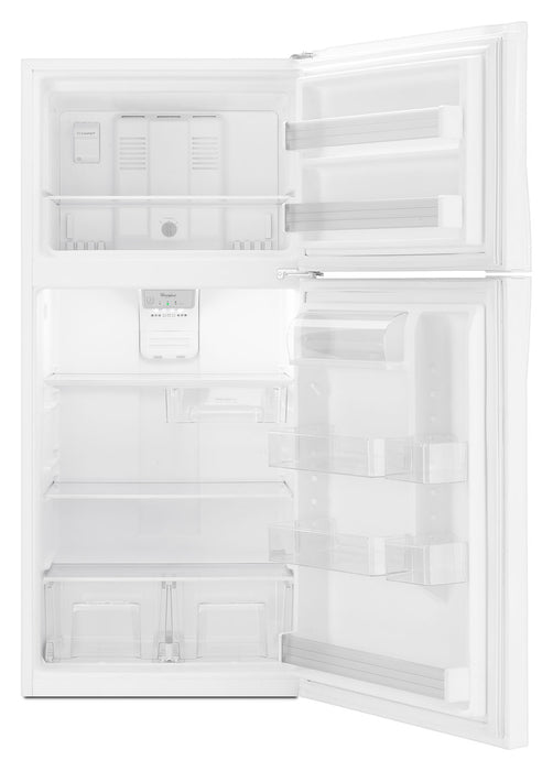 Réfrigérateur Whirlpool de 19,2 pi³ et de 30 po à congélateur supérieur - blanc - WRT549SZDW