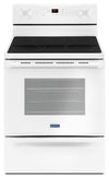 Cuisinière électrique Maytag de 5,3 pi³ avec technologie AquaLiftMD et autonettoyage - blanche - YMER6600FW