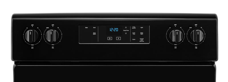 Cuisinière électrique Whirlpool de 4,8 pi³ - noire - YWFC150M0JB