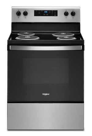 Cuisinière électrique Whirlpool de 4,8 pi³ avec autonettoyage - acier inoxydable - YWFC315S0JS