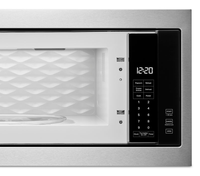 Four à micro-ondes encastré Whirlpool de 1,1 pi³ avec cuisson à 900 W - acier inoxydable - YWMT50011KS