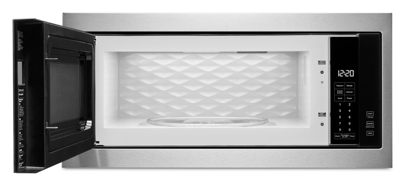 Four à micro-ondes encastré Whirlpool de 1,1 pi³ avec cuisson à 900 W - acier inoxydable - YWMT50011KS