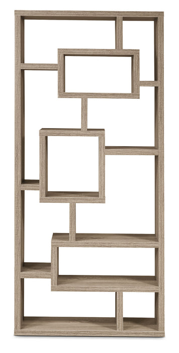 Bibliothèque ouverte Florence de 32 po - grise