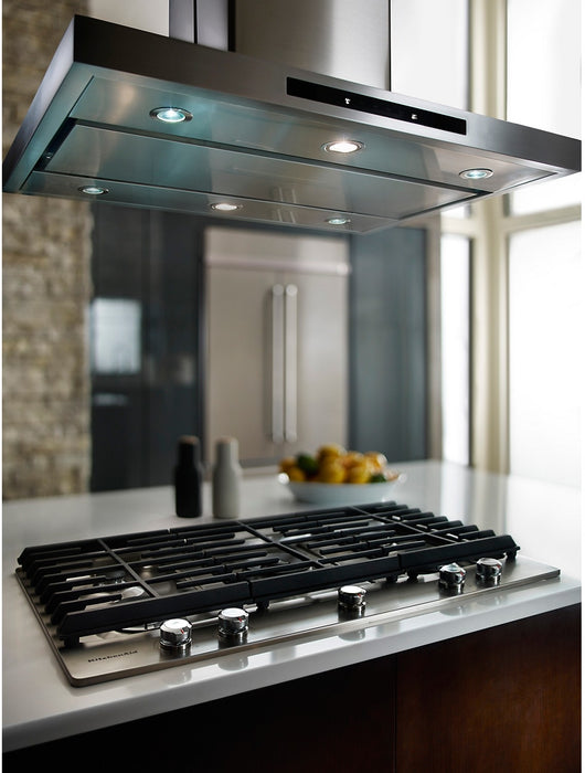 Surface de cuisson à gaz KitchenAid de 36 po à 5 éléments - acier inoxydable - KCGS956ESS